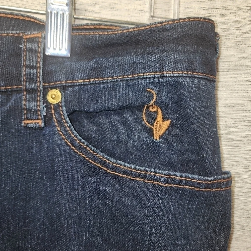 Baby Phat Vintage Dark Wash Size 9 Straight Leg Vintage
